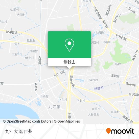 九江大道地图