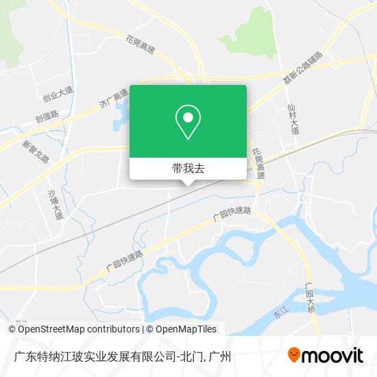 广东特纳江玻实业发展有限公司-北门地图