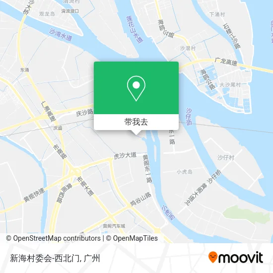 新海村委会-西北门地图
