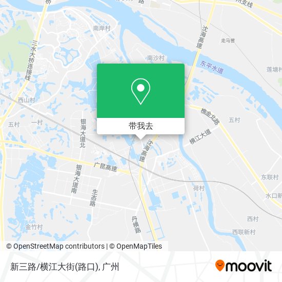 新三路/横江大街(路口)地图