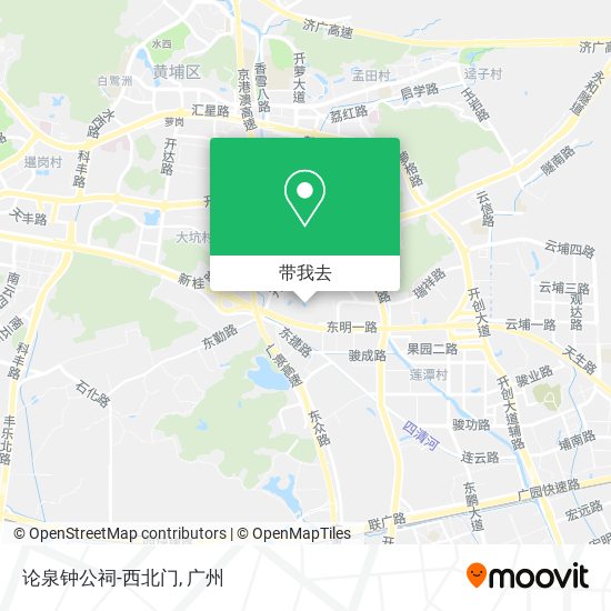 论泉钟公祠-西北门地图