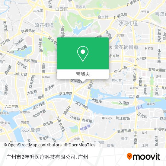 广州市2年升医疗科技有限公司地图
