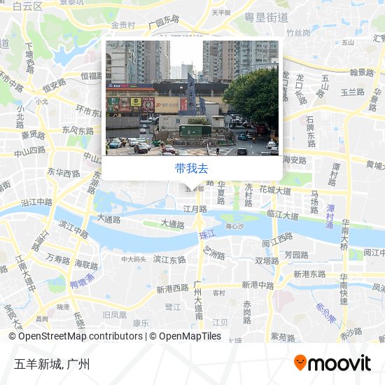 五羊新城地图