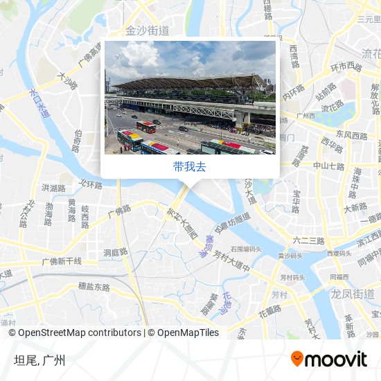 坦尾地图