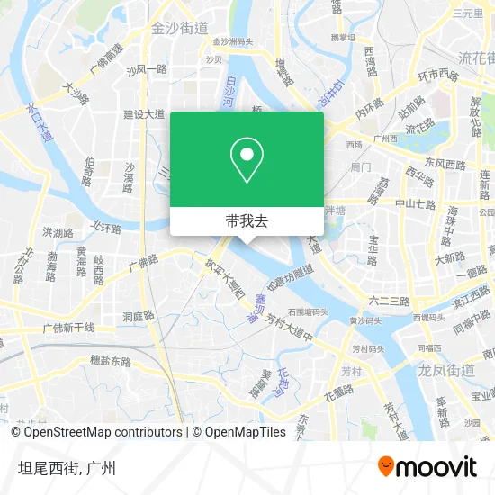 坦尾西街地图