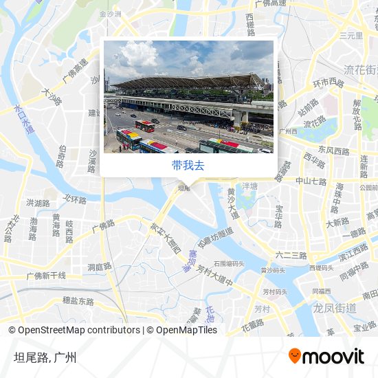 坦尾路地图