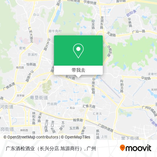 广东酒检酒业（长兴分店.旭源商行）地图
