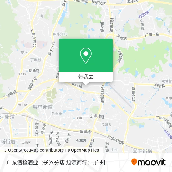 广东酒检酒业（长兴分店.旭源商行）地图