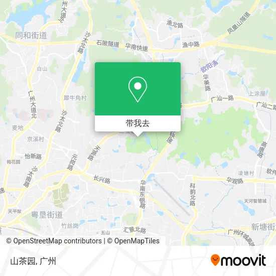 山茶园地图