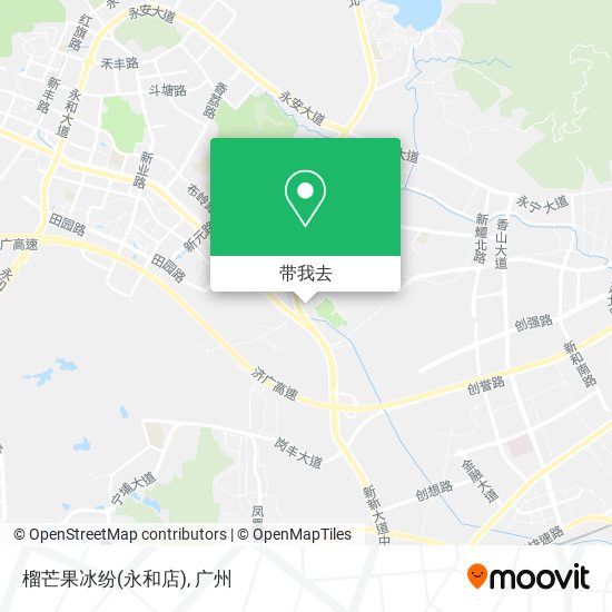 榴芒果冰纷(永和店)地图