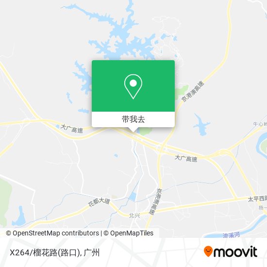 X264/榴花路(路口)地图