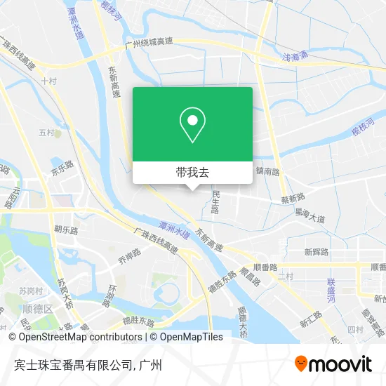 宾士珠宝番禺有限公司地图