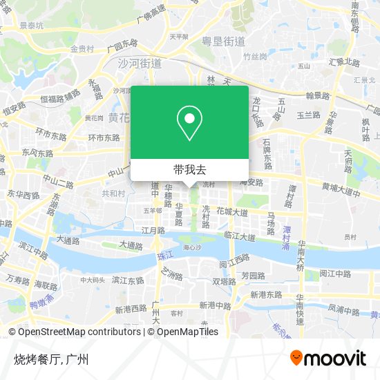 烧烤餐厅地图