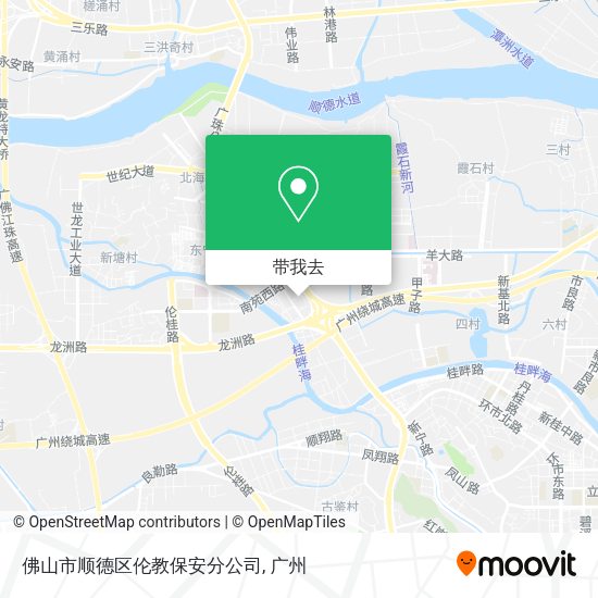 佛山市顺德区伦教保安分公司地图