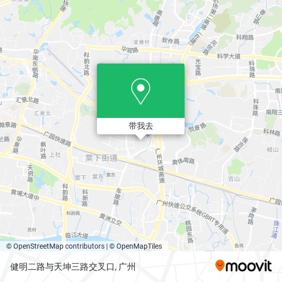 健明二路与天坤三路交叉口地图