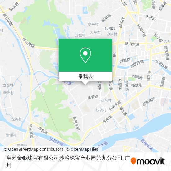 启艺金银珠宝有限公司沙湾珠宝产业园第九分公司地图