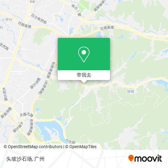 头坡沙石场地图