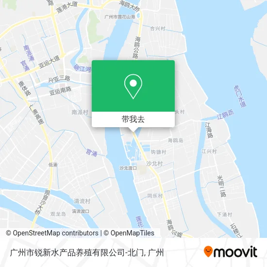 广州市锐新水产品养殖有限公司-北门地图