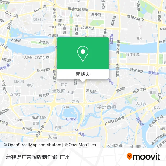 新视野广告招牌制作部地图