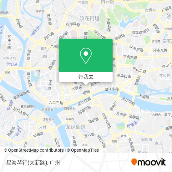 星海琴行(大新路)地图