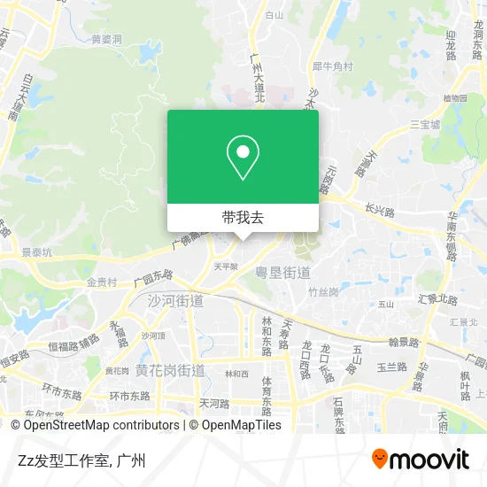 Zz发型工作室地图