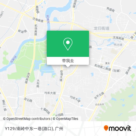 Y129/南岭中东一巷(路口)地图