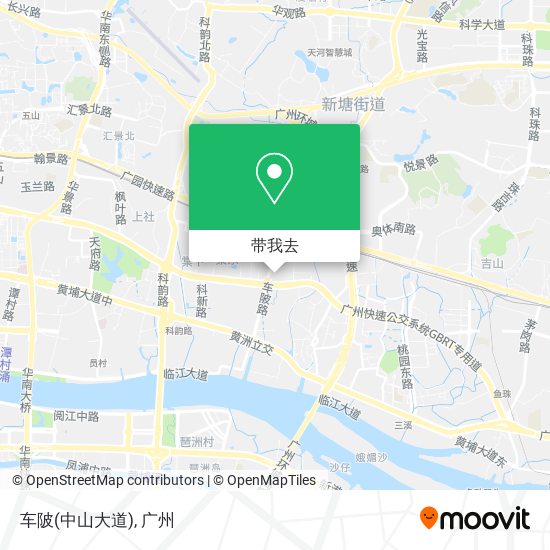 车陂(中山大道)地图