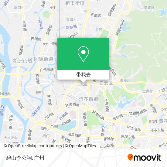 碧山李公祠地图