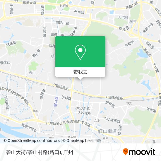 碧山大街/碧山村路(路口)地图