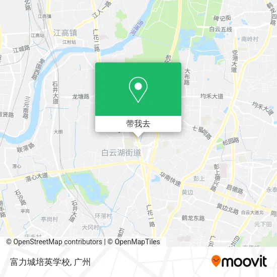富力城培英学校地图