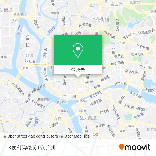 TK便利(华隆分店)地图