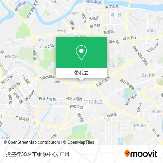捷盛行3S名车维修中心地图