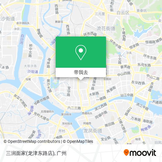 三润面家(龙津东路店)地图