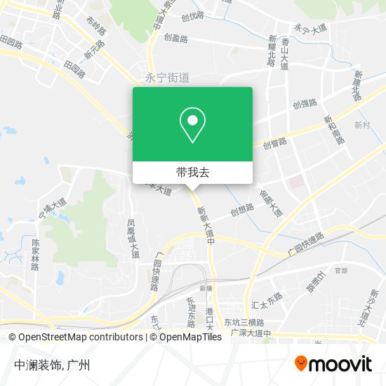 中澜装饰地图