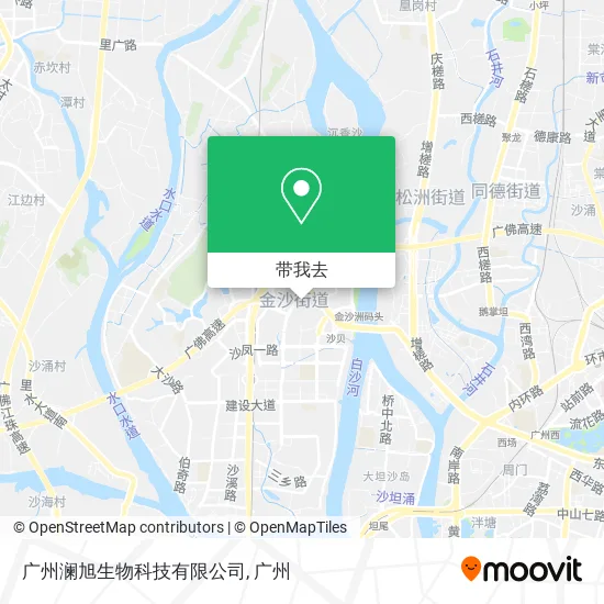 广州澜旭生物科技有限公司地图