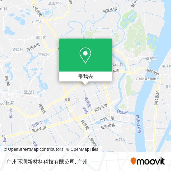 广州环润新材料科技有限公司地图