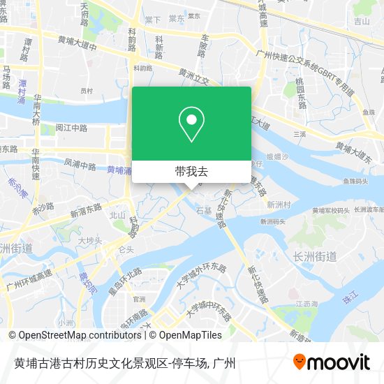 黄埔古港古村历史文化景观区-停车场地图