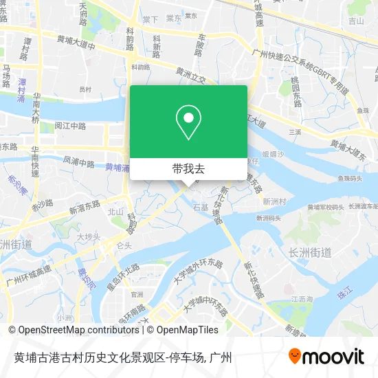 黄埔古港古村历史文化景观区-停车场地图