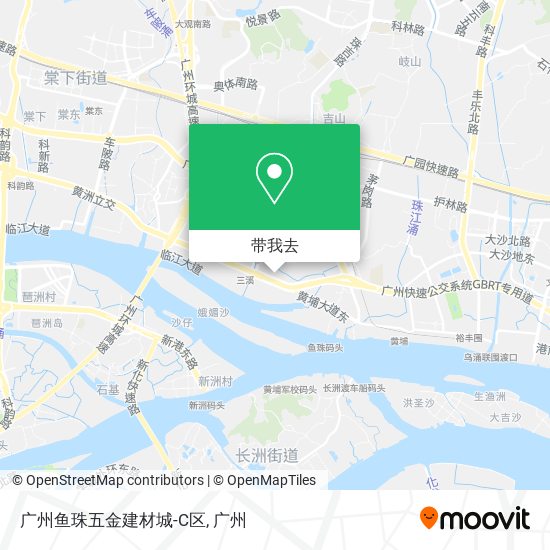 广州鱼珠五金建材城-C区地图