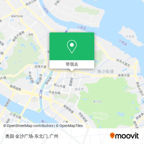 奥园·金沙广场-东北门地图