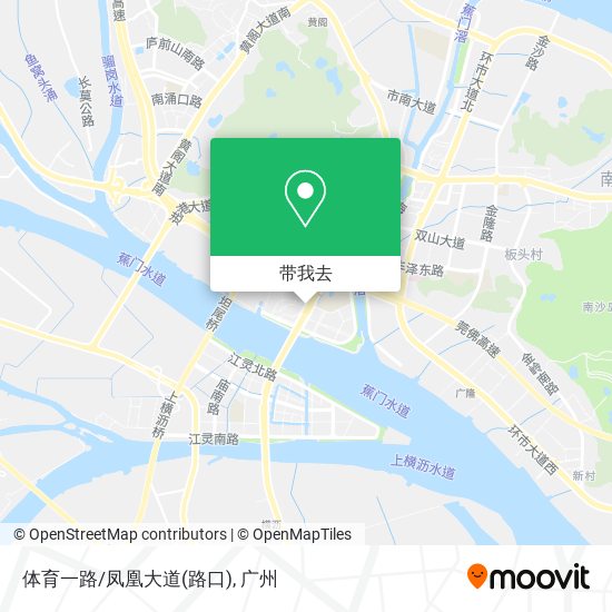 体育一路/凤凰大道(路口)地图