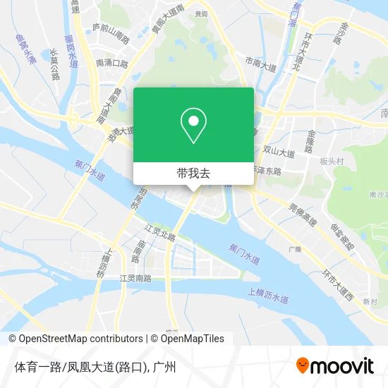 体育一路/凤凰大道(路口)地图