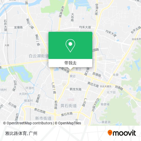 雅比路体育地图