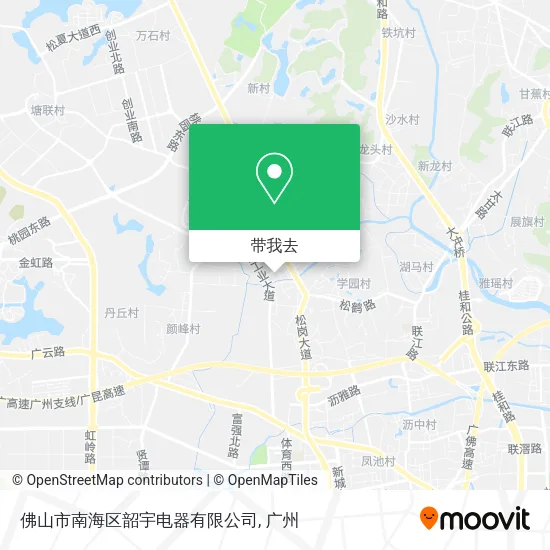 佛山市南海区韶宇电器有限公司地图
