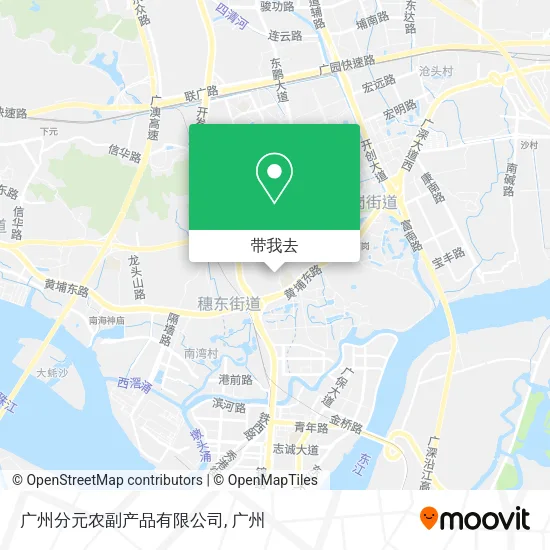 广州分元农副产品有限公司地图