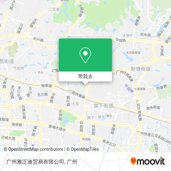 广州雅泛迪贸易有限公司地图