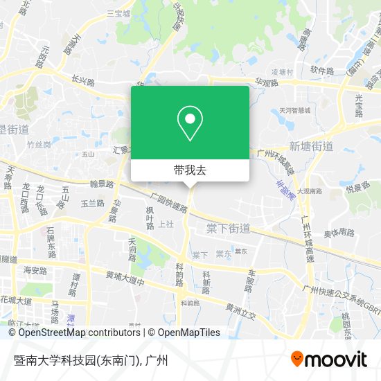暨南大学科技园(东南门)地图