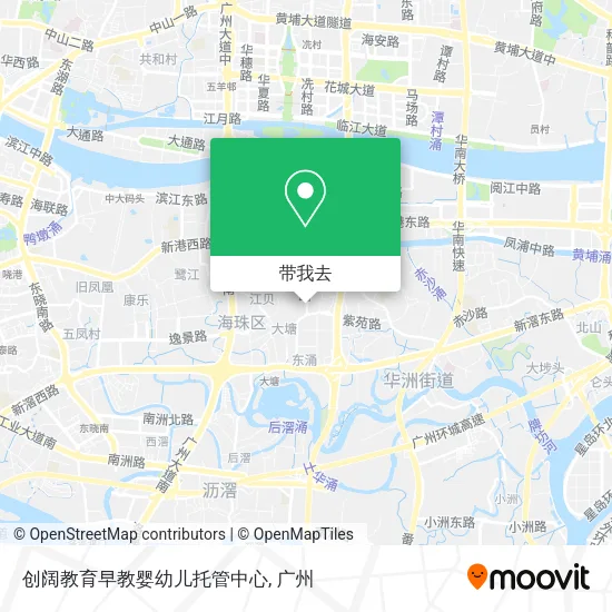 创阔教育早教婴幼儿托管中心地图