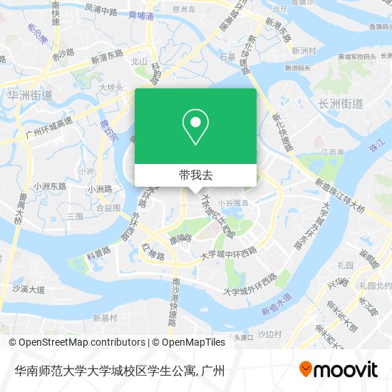 华南师范大学大学城校区学生公寓地图