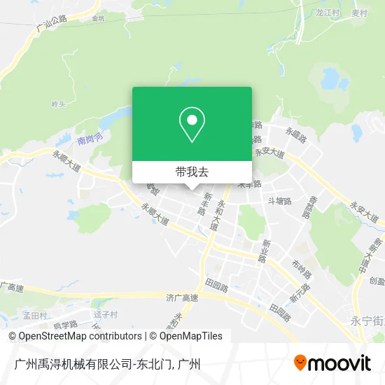 广州禹淂机械有限公司-东北门地图